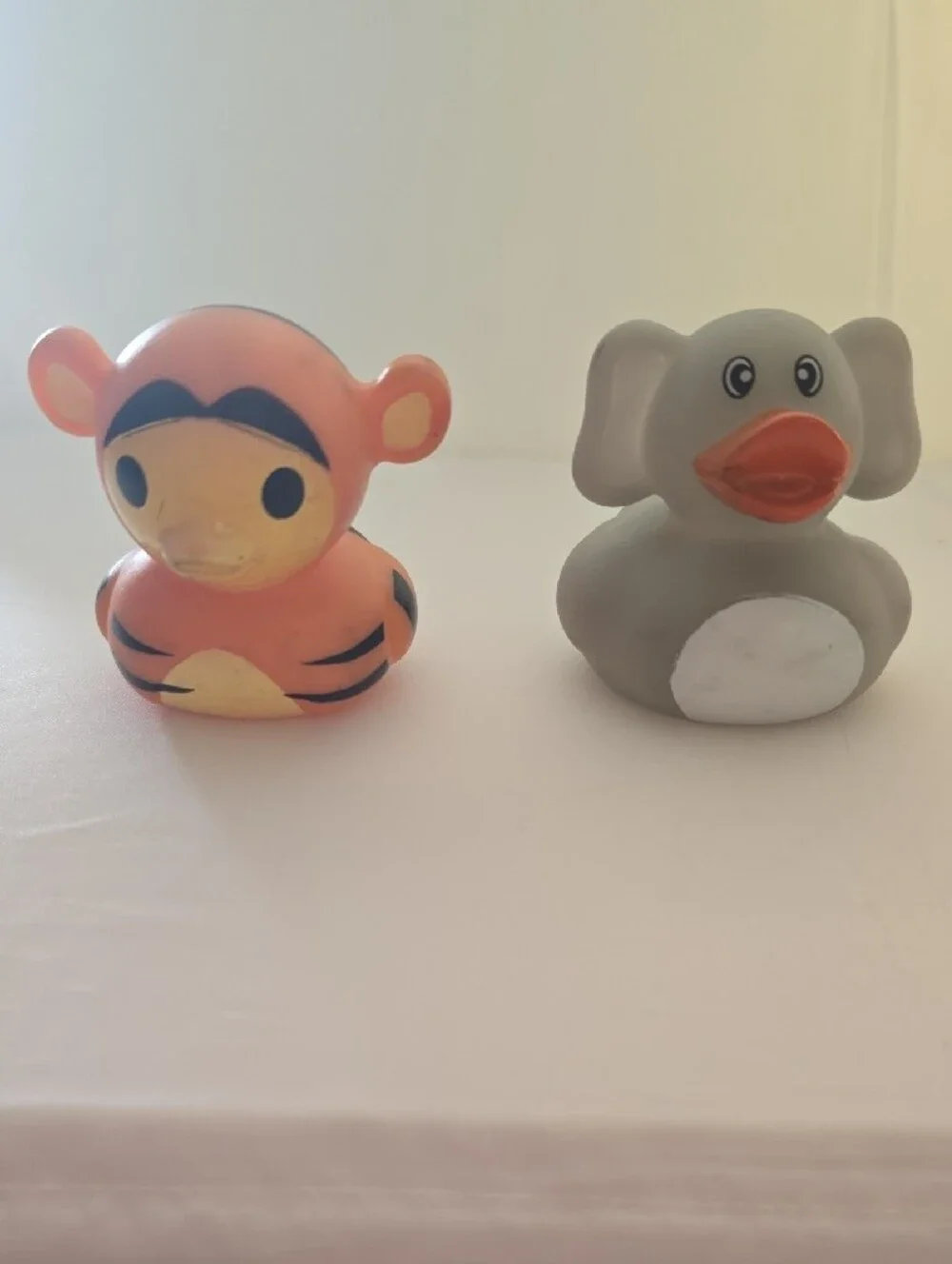 Lot of 13 Rubber Duck Bath Toys Mixed Brands Animal Character Ducks Assorted